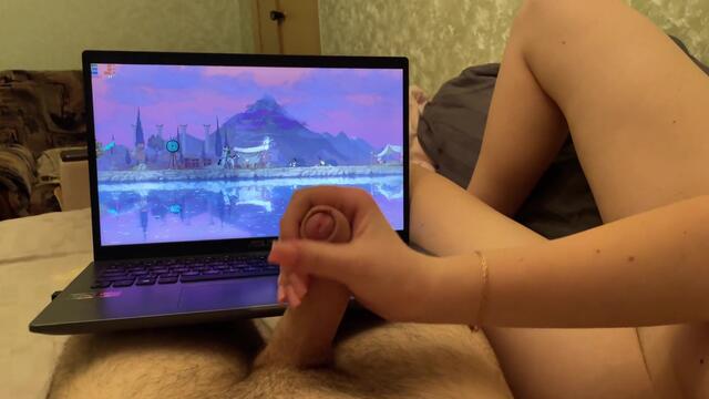 Stepsister Makes Me Play Her Favorite Game - Long Handjob